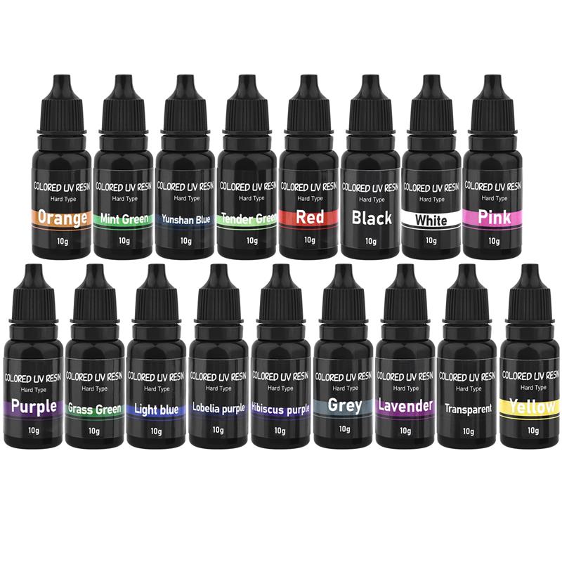 Epoxy Uv Resin Kit - 10g Kleur UV Hars Lijm Ultraviolet