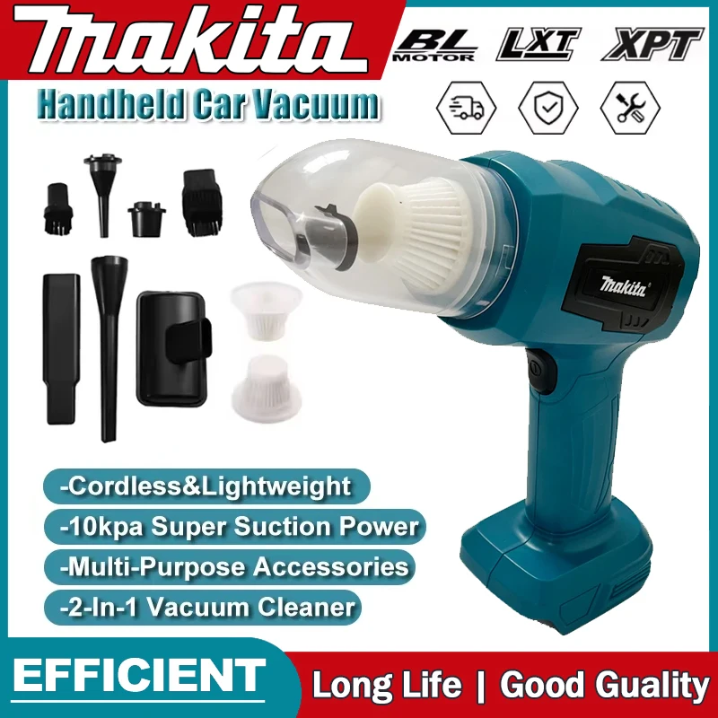 Vacuum Chamber Small - Makita draadloze mini-autostofzuiger, multifunctioneel, voor het