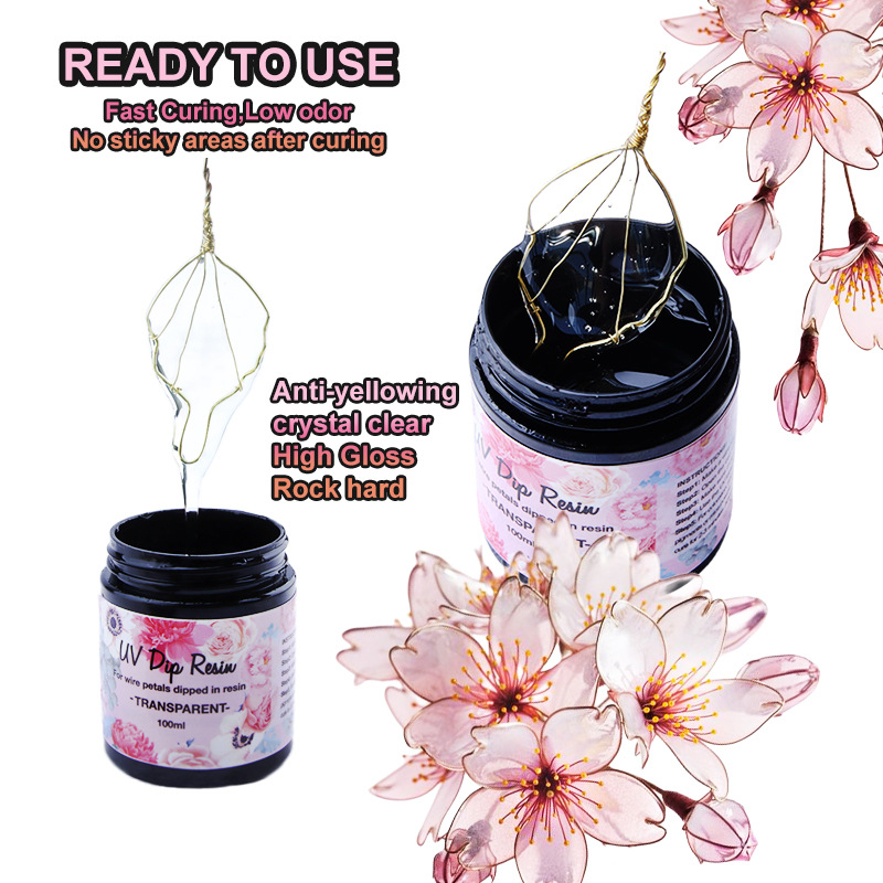 Epoxy Uv Resin Kit - Uv Dip Hars Lijm Uv Bloem
