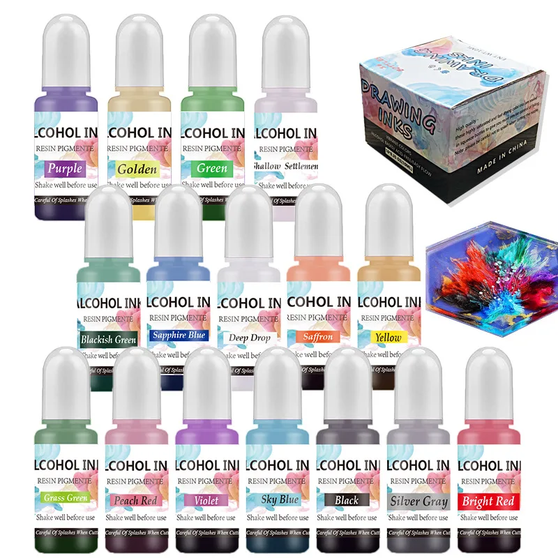 Epoxy Uv Resin Kit - Kleurpigmentset voor epoxyhars DIY UV-harsvorm Sieraden