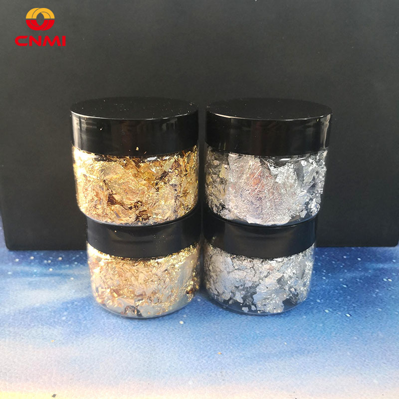 Gold Foil Flakes - 3g Bladgoud Vlokken Epoxyhars Vulling Zilverfolie