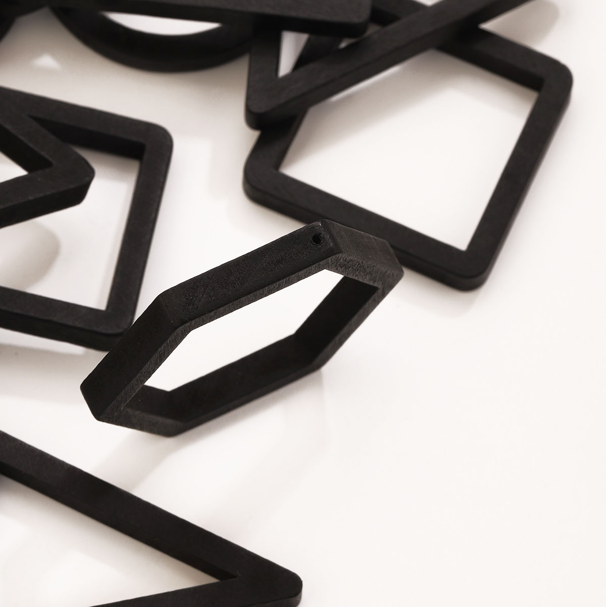 10 stuks houten hart vierkante - Resin Crafts recensie en prijs