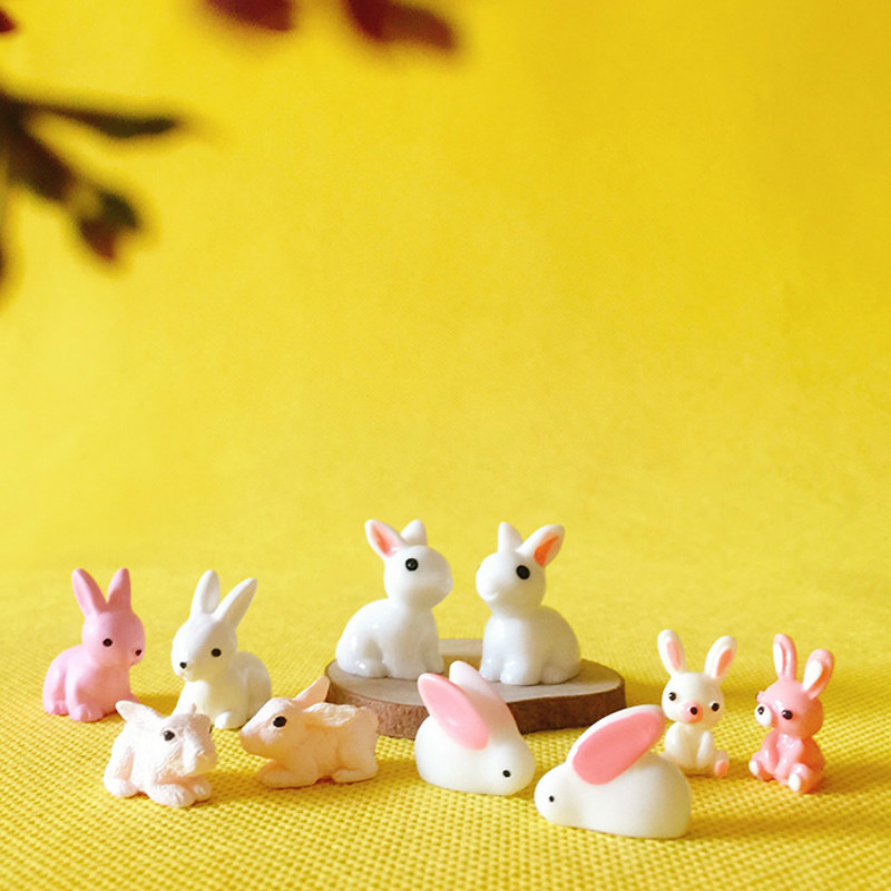 2 stuks schattig konijntje min - Resin Craft Supplies recensie en prijs