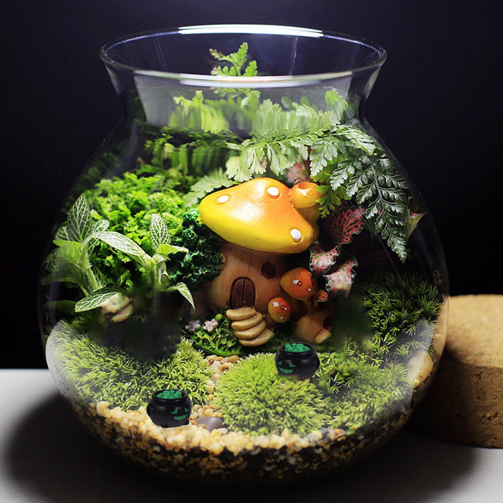 10 stuks miniatuur heksenketel - Resin Crafts recensie en prijs