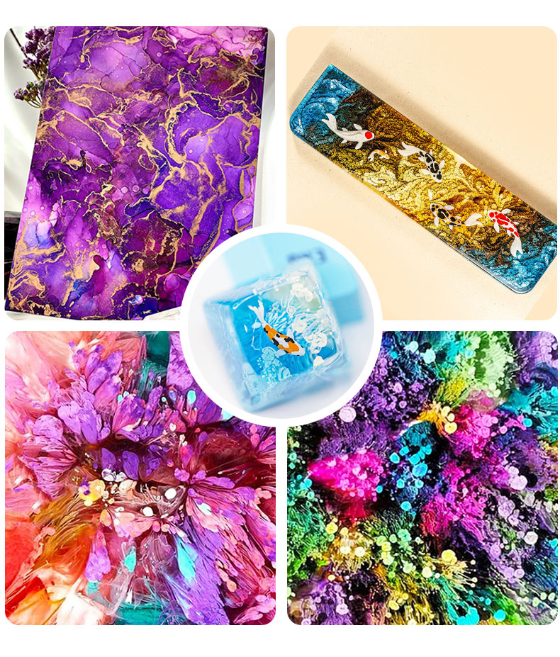 10ml Alcohol Inkt Art Epoxyhar - Epoxy Uv Resin Kit recensie en prijs