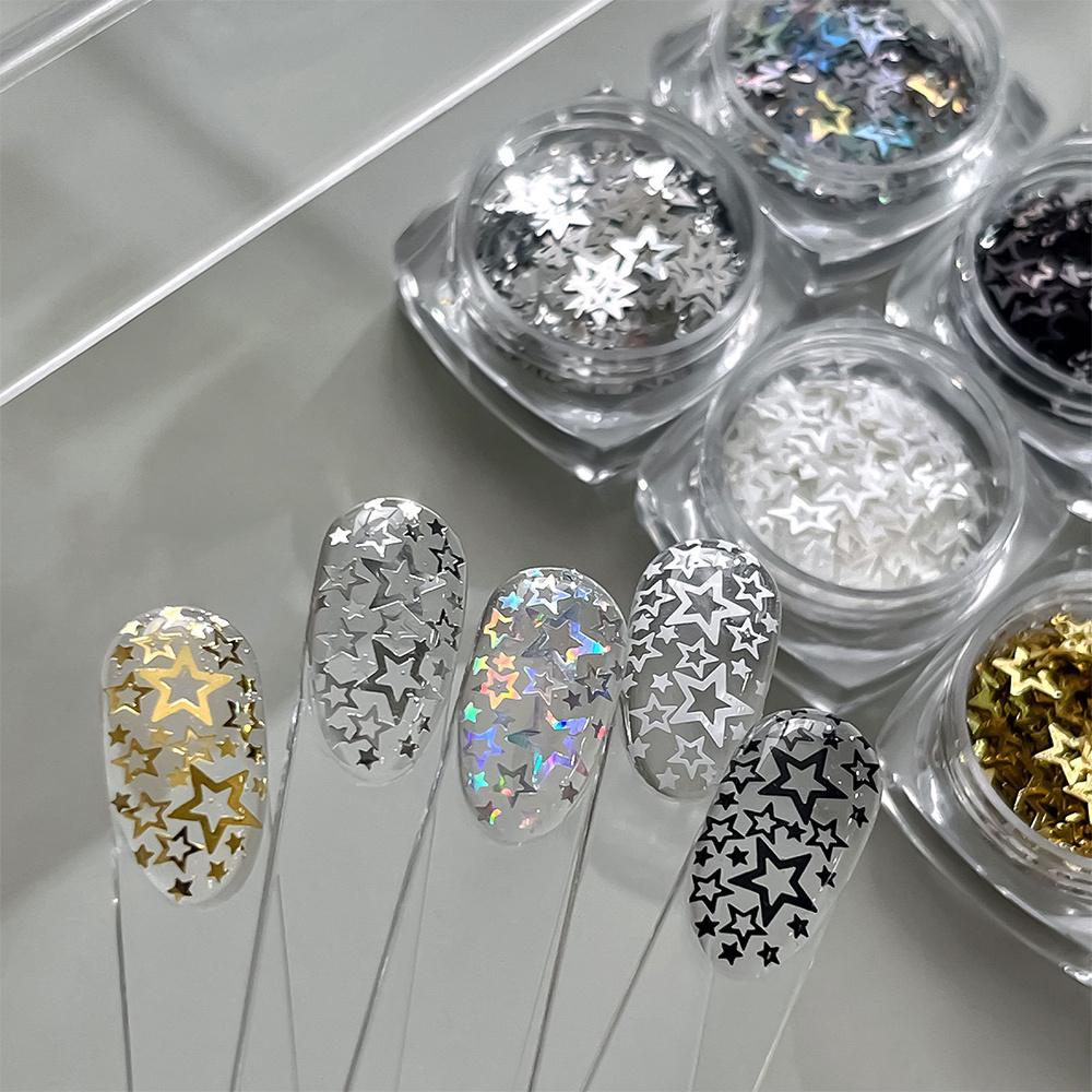 1 JAR Holle Vijfpuntige Ster N - Gold Foil Flakes recensie en prijs
