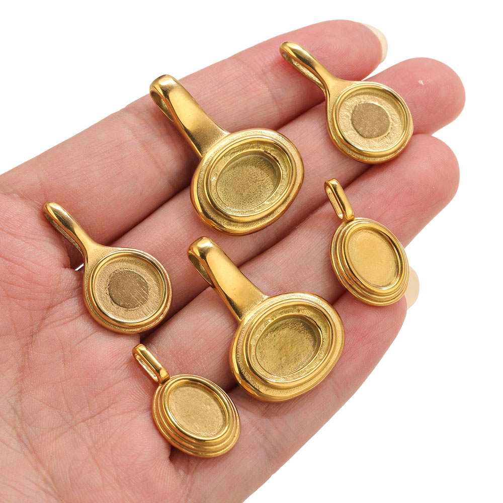 5 stuks roestvrij staal ronde  - Resin Crafts recensie en prijs