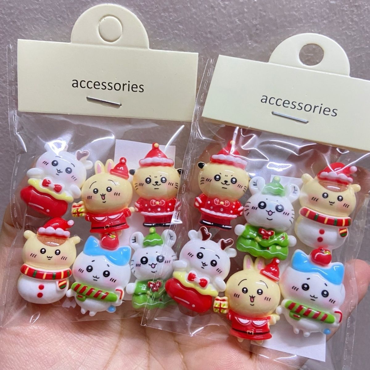 Kerst Effen Kleur Chiikawa Har - Resin Crafts recensie en prijs