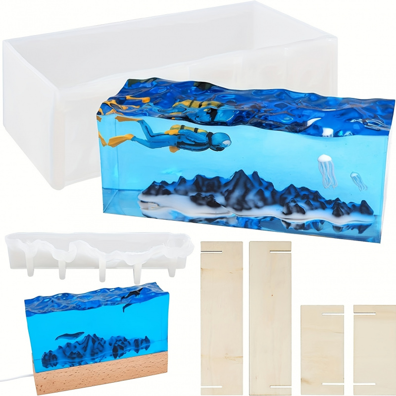 1Set Ocean Wave Hars Mallen Ep - Resin Ocean Wave Mold recensie en prijs
