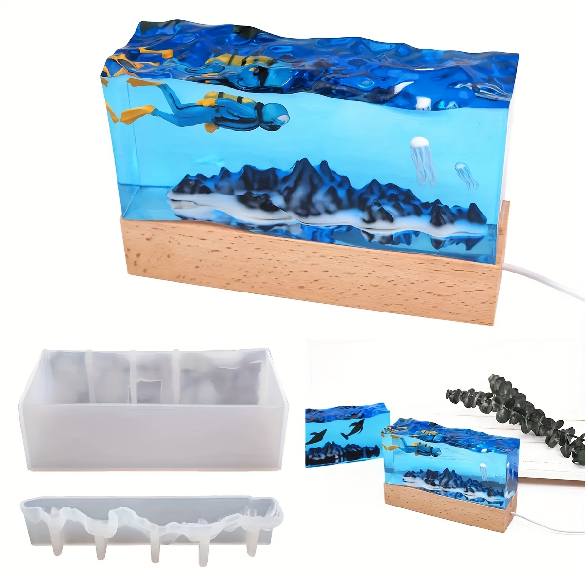 1Set Ocean Wave Hars Mallen Ep - Resin Ocean Wave Mold recensie en prijs