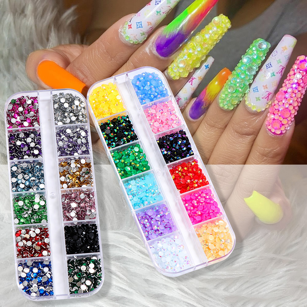 2400 stuks 2mm AB Jelly Strass - Resin Glitter Pack recensie en prijs