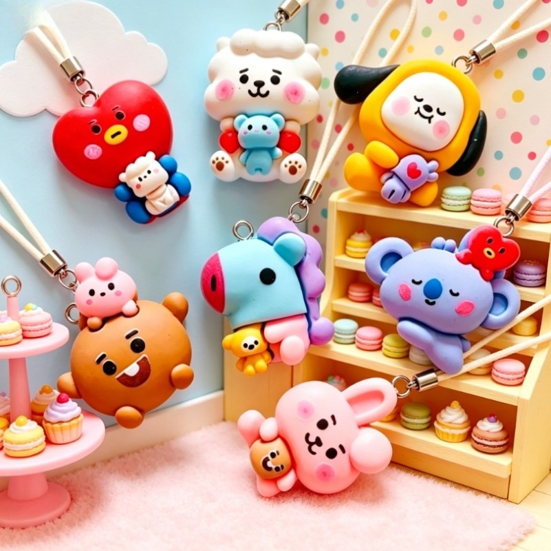 7 stks BT21 Hars Cartoon Charm - Resin Craft Projects recensie en prijs