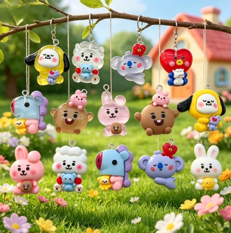 7 stks BT21 Hars Cartoon Charm - Resin Craft Projects recensie en prijs