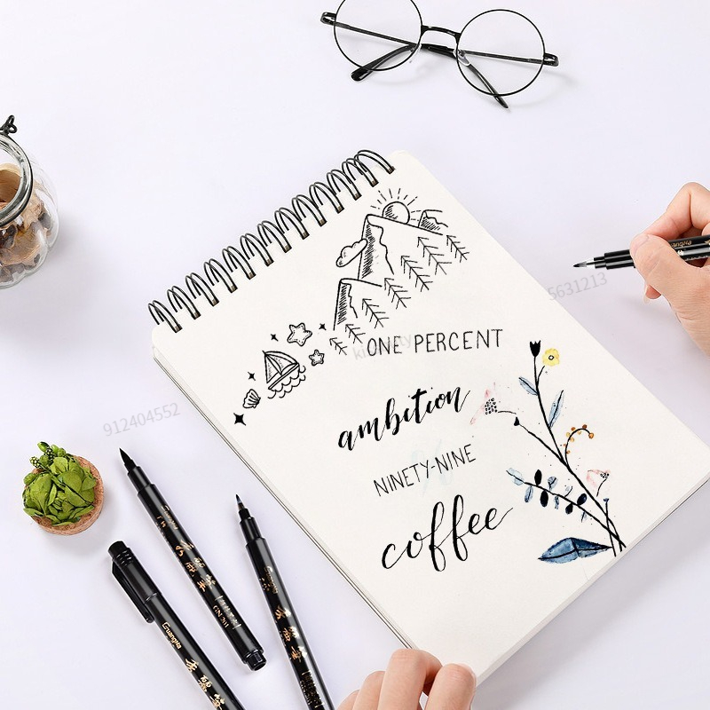 4 stks/set Kalligrafie Pen Han - Copic Marker Sketch recensie en prijs