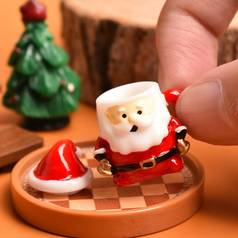 Mini Santa Theekopje Ornament  - Resin Crafts recensie en prijs