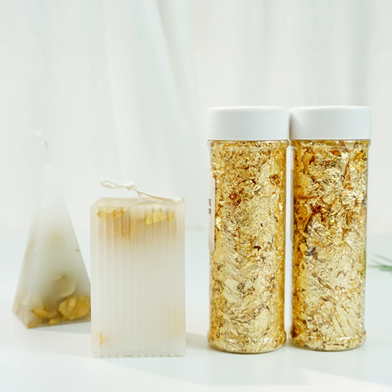 Creatieve Handgemaakte Kaars M - Gold Foil Flakes recensie en prijs