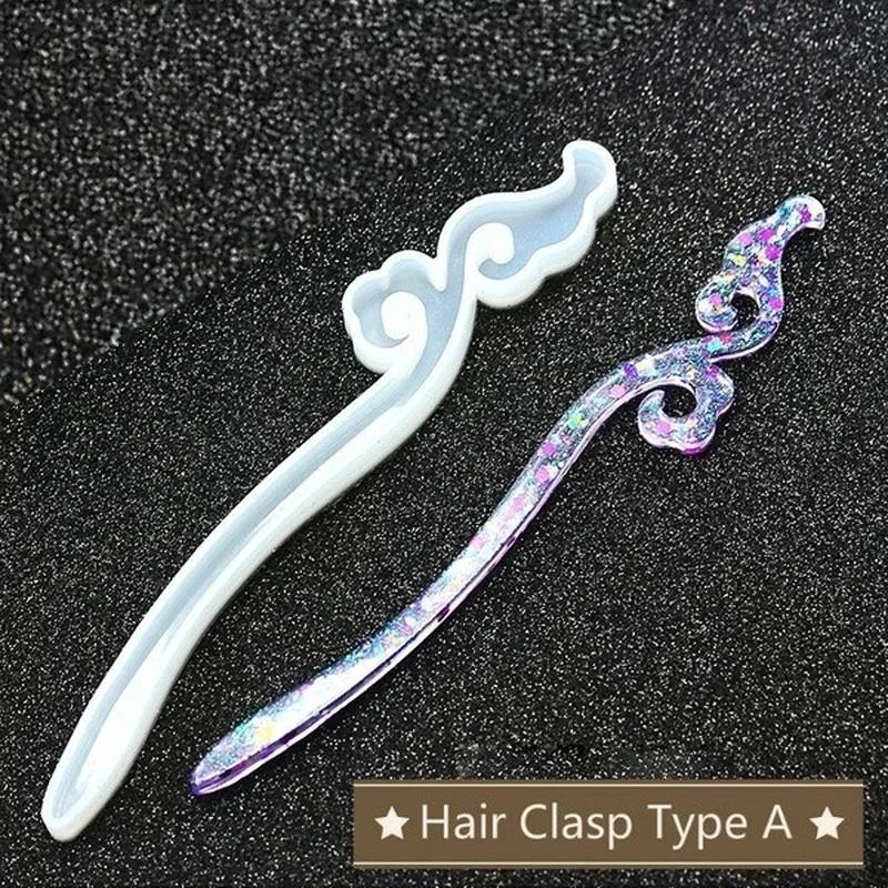 Nieuwe transparante haarspeld  - Resin Craft Projects recensie en prijs