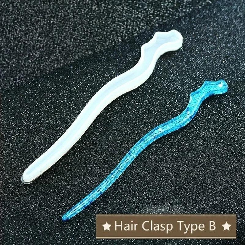 Nieuwe transparante haarspeld  - Resin Craft Projects recensie en prijs