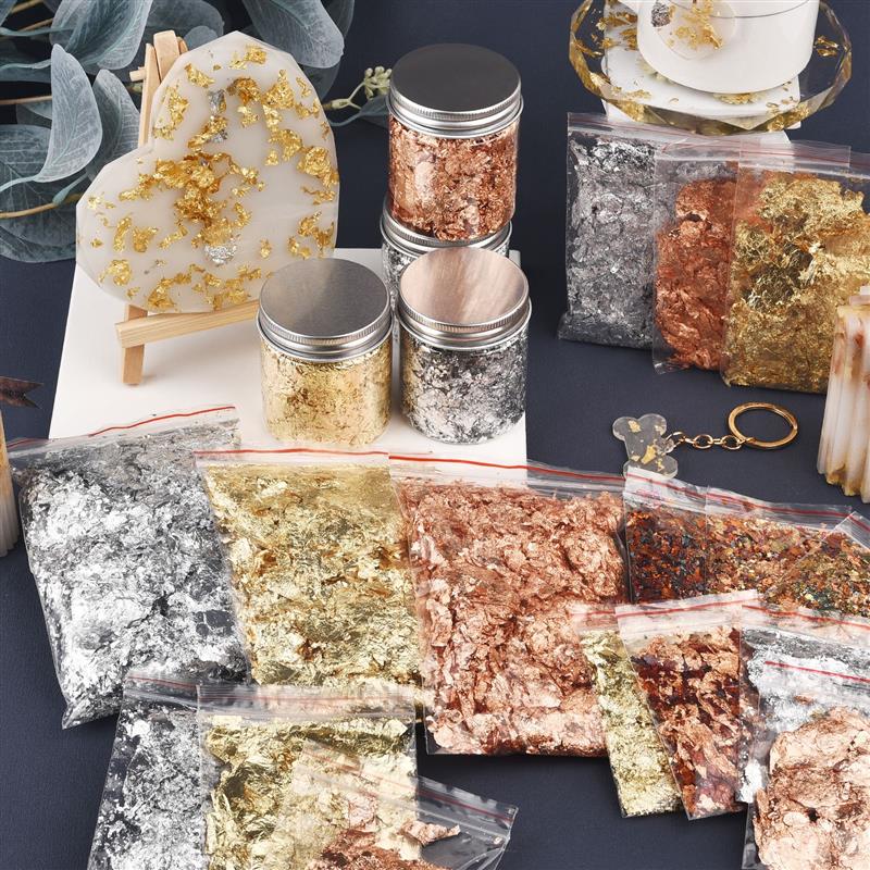 1/2/3/5/10G Imitatie Gold Sliv - Gold Foil Flakes recensie en prijs